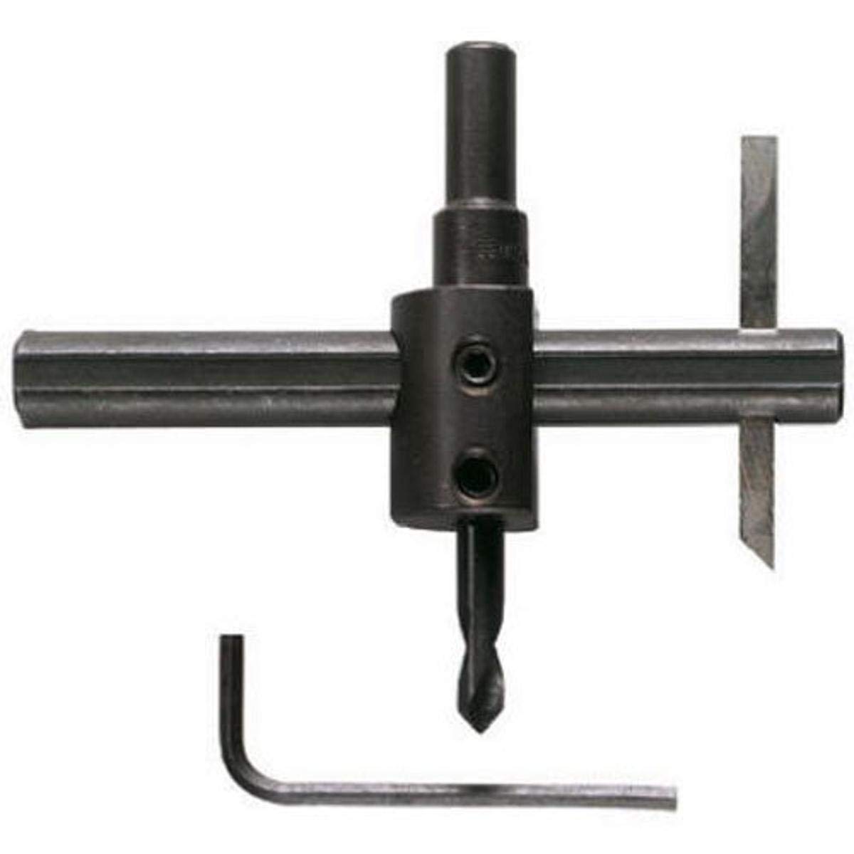 General Tools 5B Circle Cutter: Adjustable 1-6 Inches, Precision Cutting Tool in Black