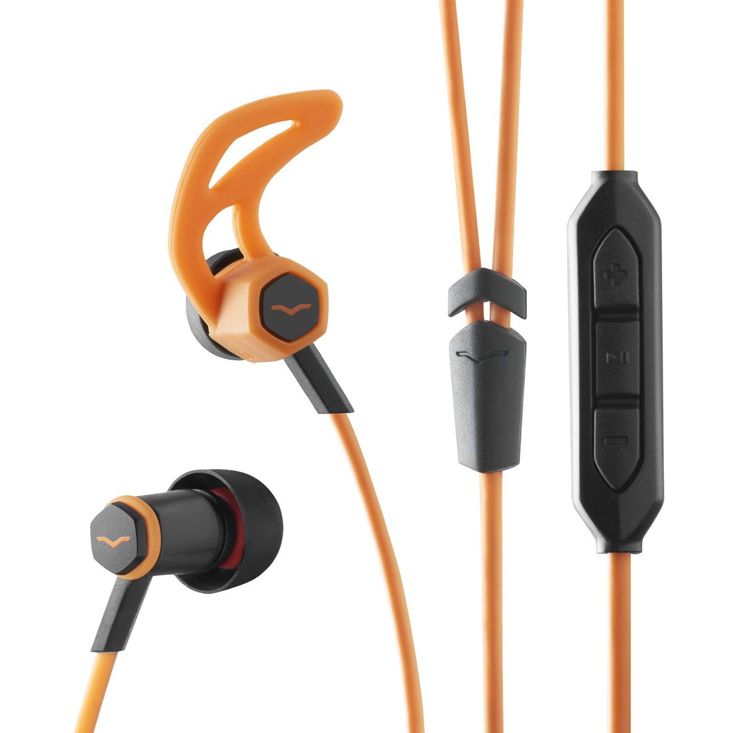 V-MODA V-MODA Forza In-Ear Hybrid Sport Headphones for Samsung & Android - Orange with 3-Button Remote & Microphone