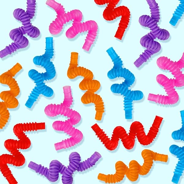 52 Pack Pop Tubes Sensory Toys for Kids Fidget Toys Party Favors Goodie Bag Stuffers Classroom Prizes Gifts for Ages 3 to 12 - Image 9