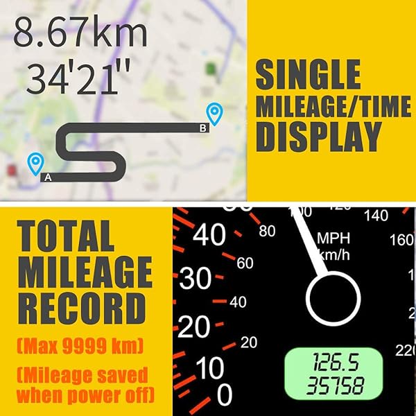 5.5 Inch Universal HUD Head Up Display GPS Digital Speedometer with Over Speed Alarm for All Vehicles Bicycles and Motorcycles - Image 4