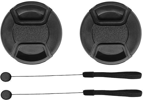 55mm Lens Cap Cover for Canon RF-S & EF-M 18-150mm - 2 Pack for EOS R7, R10, M6 Cameras