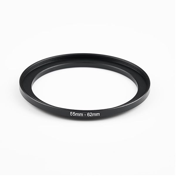 55mm to 62mm Step-Up Ring Filter Adapter for UV, ND, CPL - Metal Filter Adapter for All Brands - Image 4