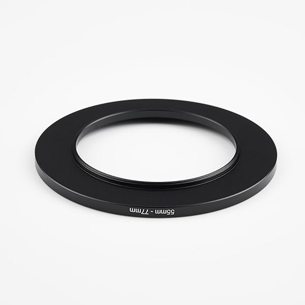 55mm to 77mm Step-Up Ring Filter Adapter for UV, ND, CPL - Metal Filter Adapter for All Brands - Image 5