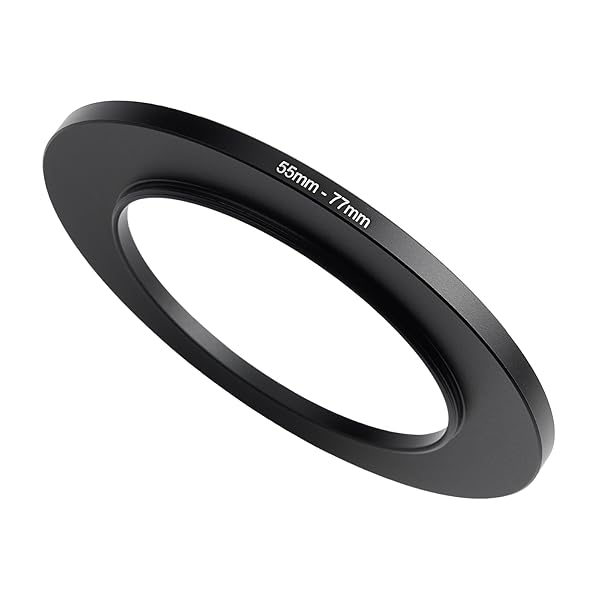 55mm to 77mm Step-Up Ring Filter Adapter for UV, ND, CPL - Metal Filter Adapter for All Brands - Image 3
