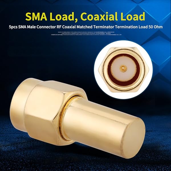 5pcs SMA Male Coaxial Terminators - 50 Ohm RF Load Connectors for Optimal Signal Termination - Image 6