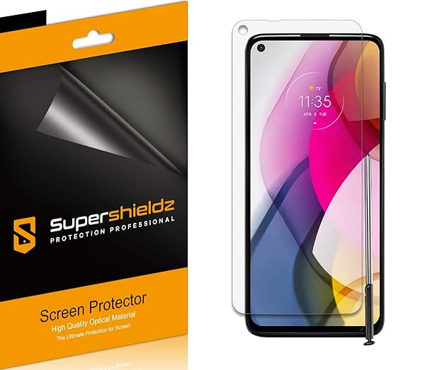 Supershieldz 6 Pack Screen Protector for Motorola Moto G Stylus 2021 High Definition Clear Shield Not Compatible with 2020 Version