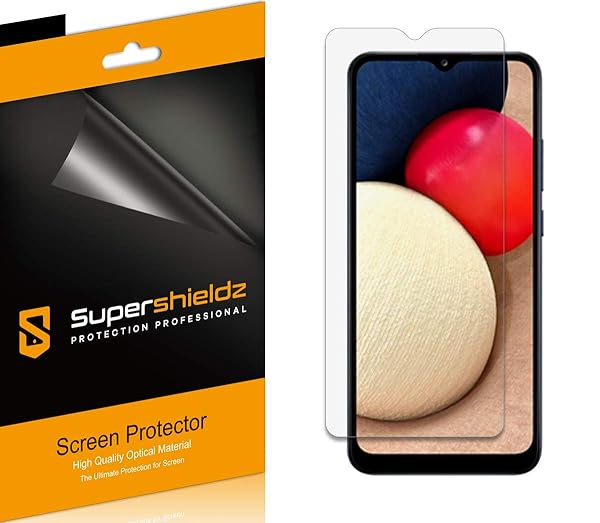 Supershieldz 6 Pack Screen Protector for Samsung Galaxy A02s Anti Glare Anti Fingerprint Matte Shield