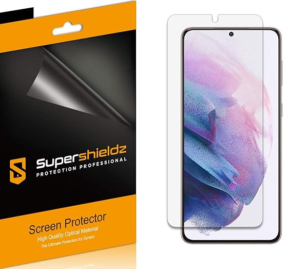 Supershieldz 6 Pack Screen Protector for Samsung Galaxy S21 Plus 5G Anti Glare Anti Fingerprint Matte Shield