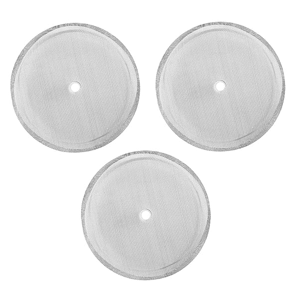 6 Packs Stainless Steel French Press Replacement Filters 4 Inch Mesh Screen for 1000 ml 34 oz 8 Cup Coffee Makers - Image 2