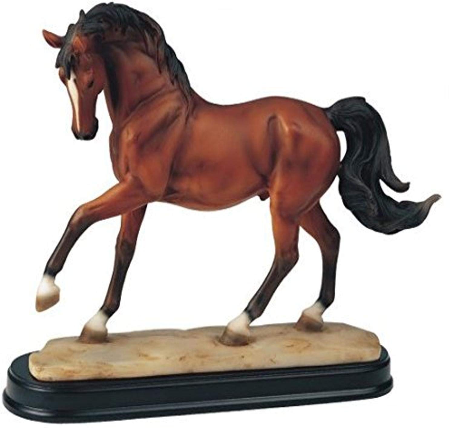 StealStreet SS-G-11433 Brown Horse Figurine - Stunning Horses Collection Decor