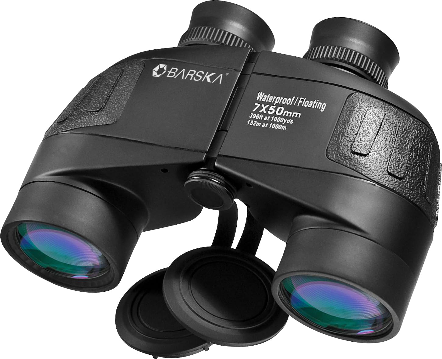 BARSKA 7x50 WP Battalion Floating Binoculars with Rangefinder - Waterproof & Durable