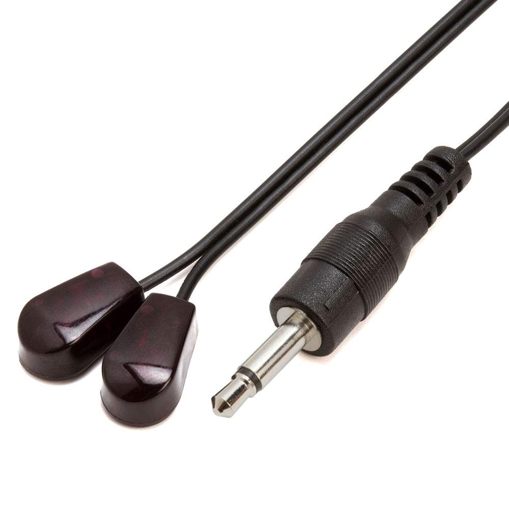 Cmple Dual IR Emitter Extender Mini - 10ft Stick-On Infrared Remote Control Cable