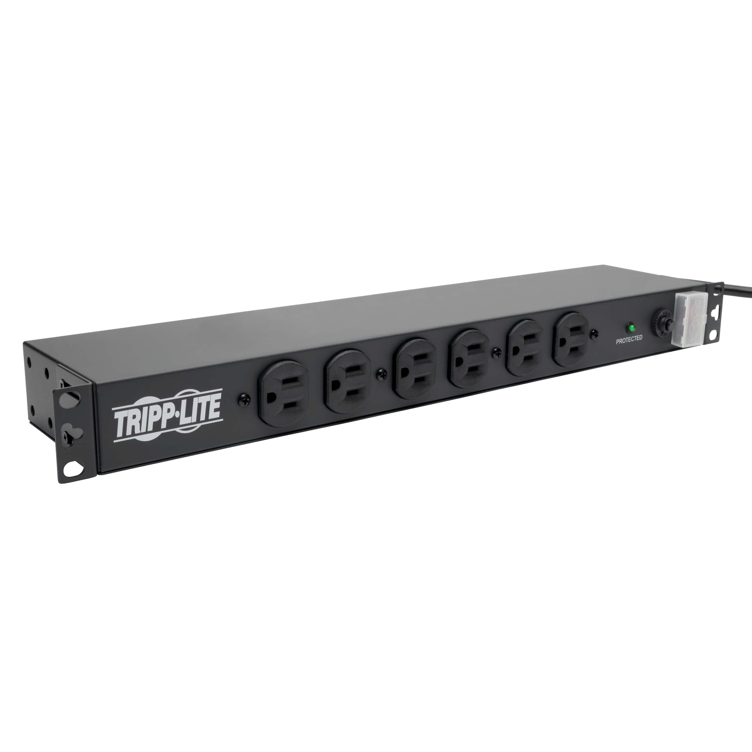 Tripp Lite 14-Outlet Rackmount PDU Surge Protector - 15A, 120V, 3000 Joules, 15ft Cord, 1U Mount, Lifetime Warranty