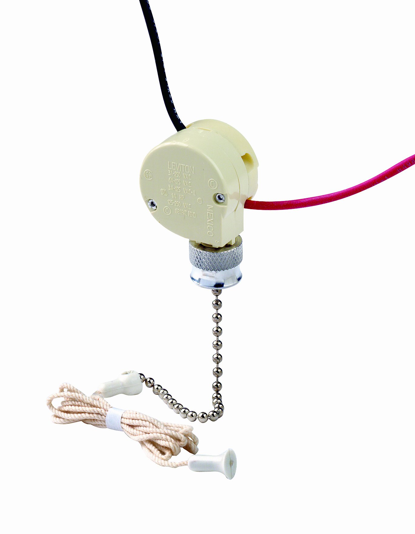 Leviton 1689-75 Heavy Duty Single Circuit with Black & Red Leads - Reliable Electrical Solution