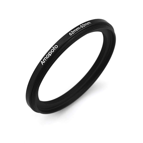 62mm to 52mm Step-Down Filter Ring Adapter for UV, ND, CPL - Metal Camera Accessory - Image 6