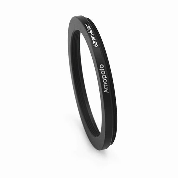 62mm to 52mm Step-Down Filter Ring Adapter for UV, ND, CPL - Metal Camera Accessory - Image 2