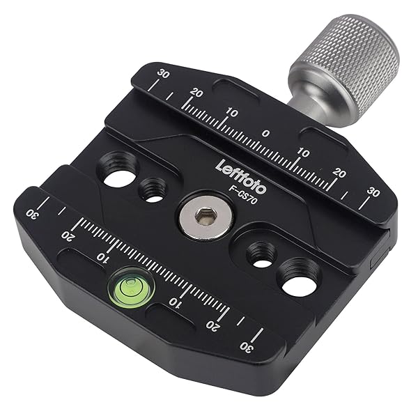 70mm Quick Release Clamp with Arca Swiss Plate for Tripod Ballhead and Monopod Universal Quick Change Seat