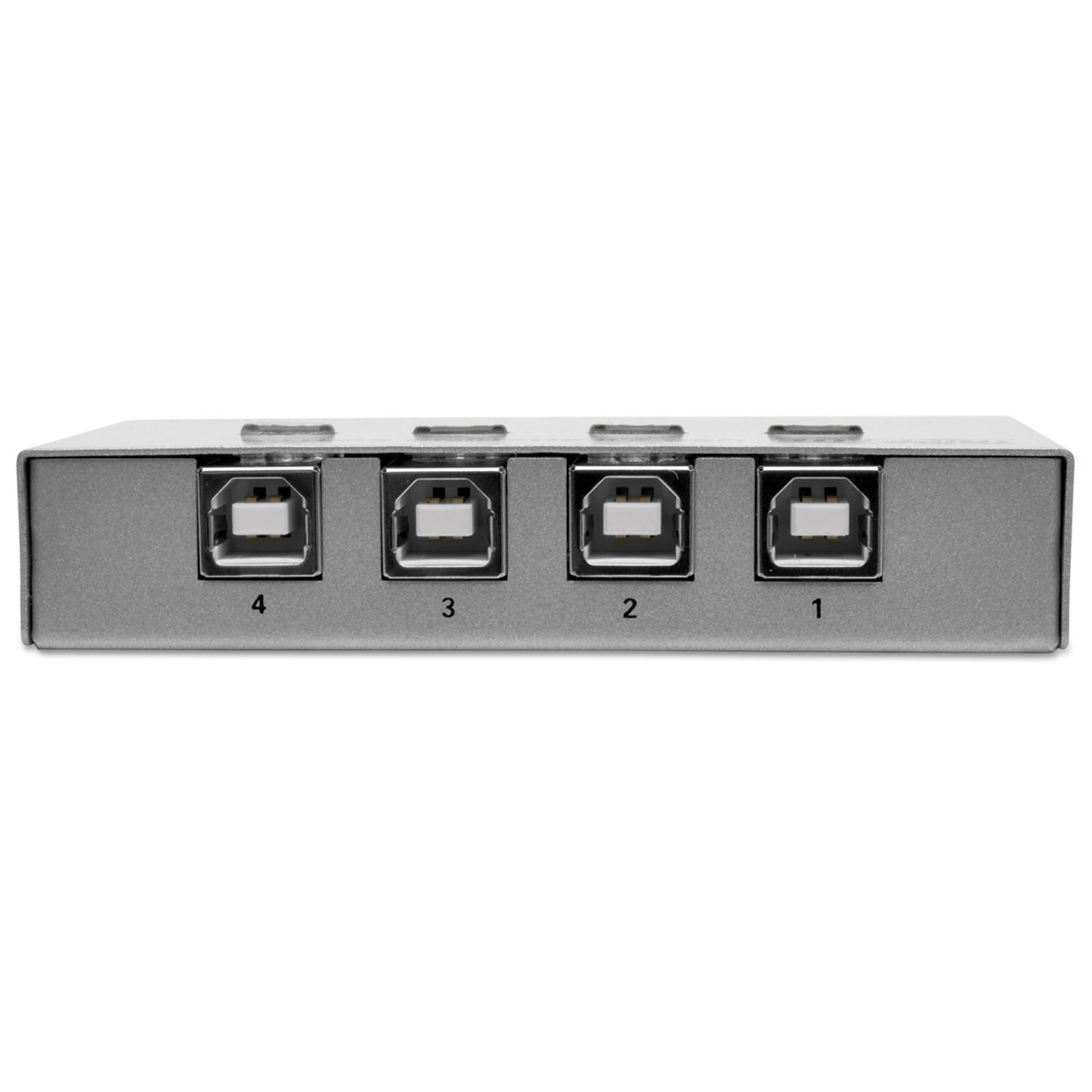 Tripp Lite 4-Port USB 2.0 Hi-Speed Printer Switch (U215-004-R) - Share Multiple Devices Easily