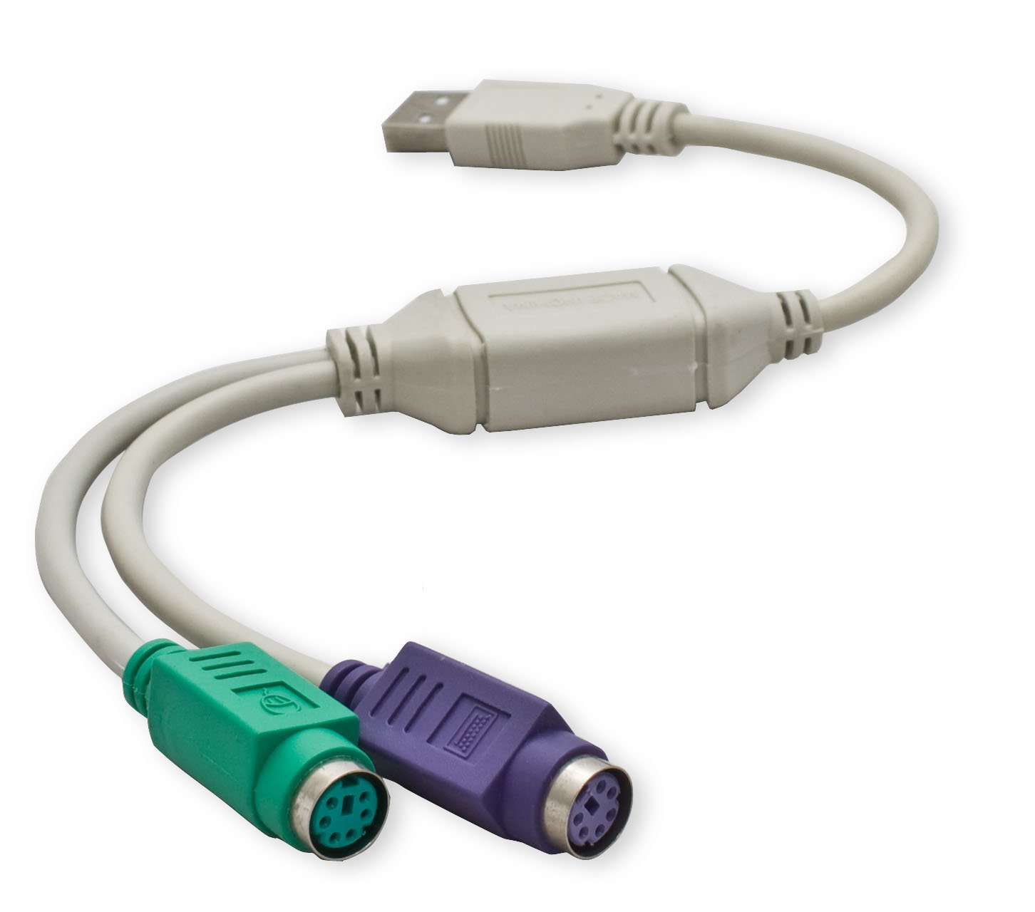 Syba Syba USB to PS/2 Adapter SY-USB-PS2: Fast & Reliable Connection for Keyboards & Mice