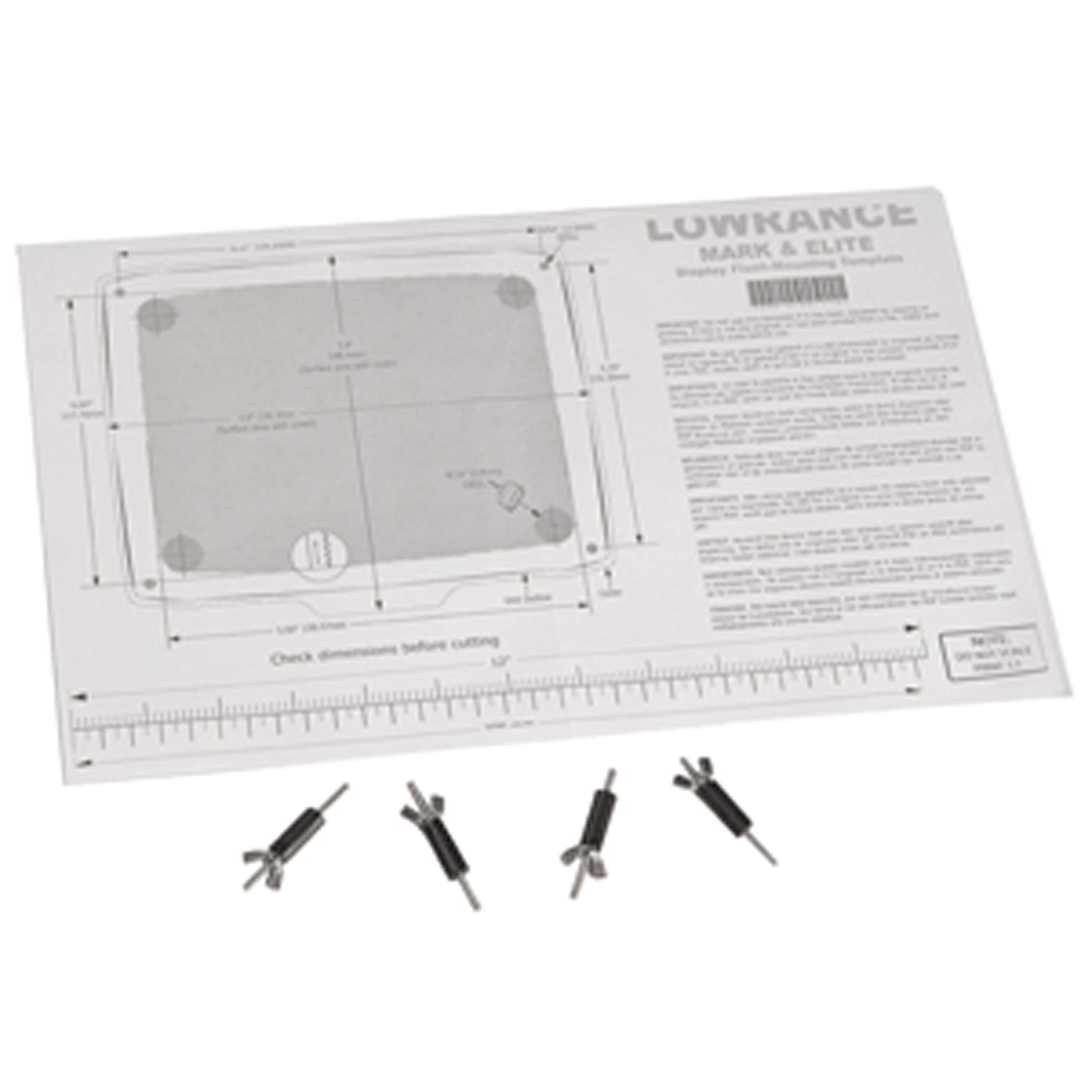 Lowrance FM-ME5 Flush Mount Kit 000-10028-001: Easy Installation & Perfect Fit