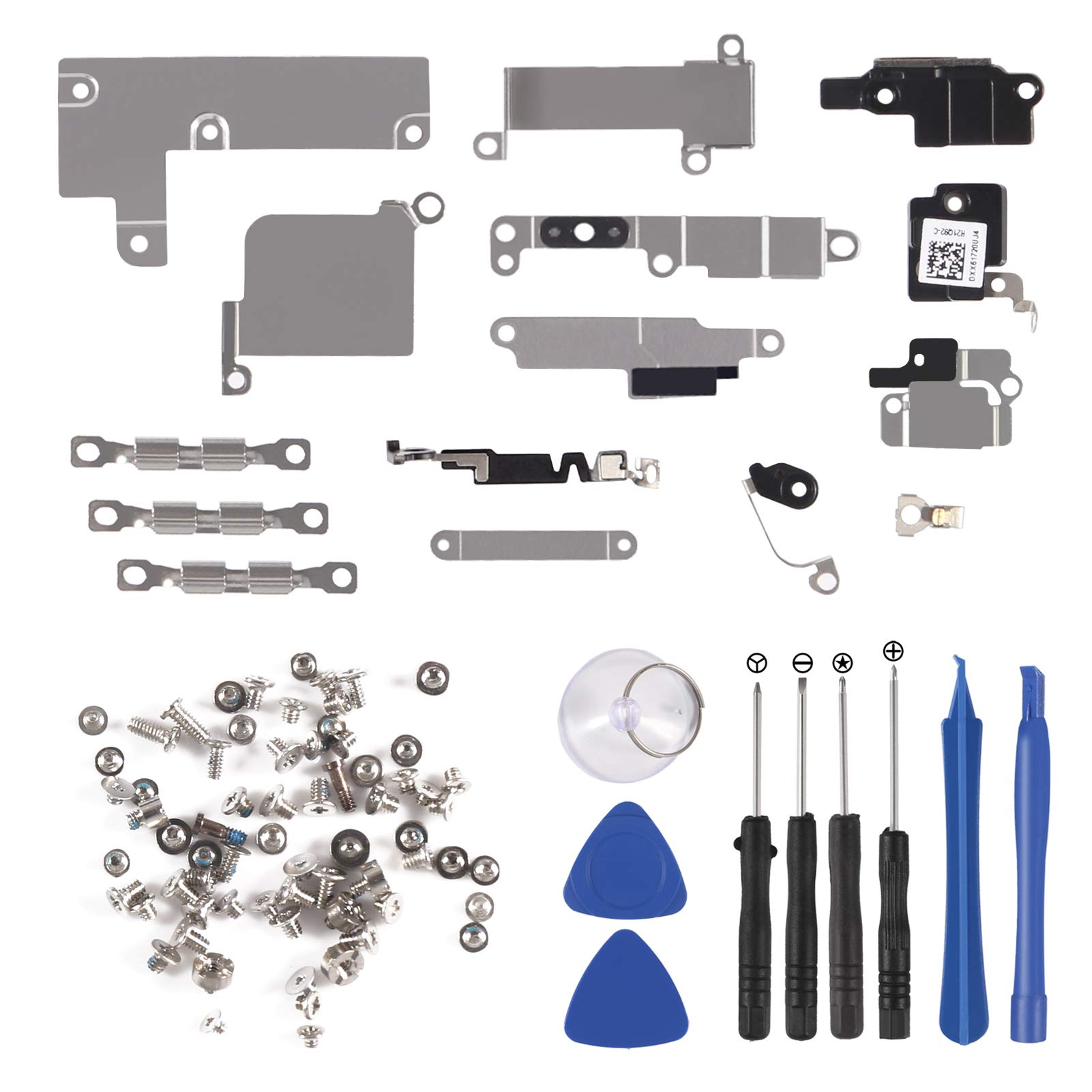iPhone Xs Max Inner Parts Replacement Kit: Bracket, Screws & Repair Tools Included