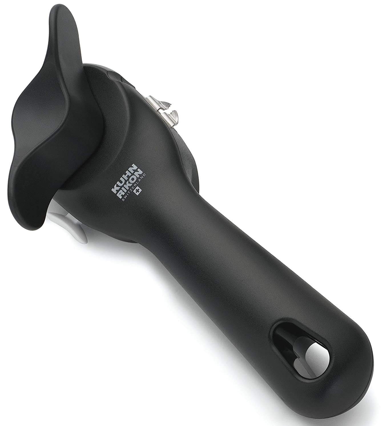 Kuhn Rikon Auto Safety LidLifter: Easy Can Opener with Ring Pull - Black, 8x2.5x2.75 Inches