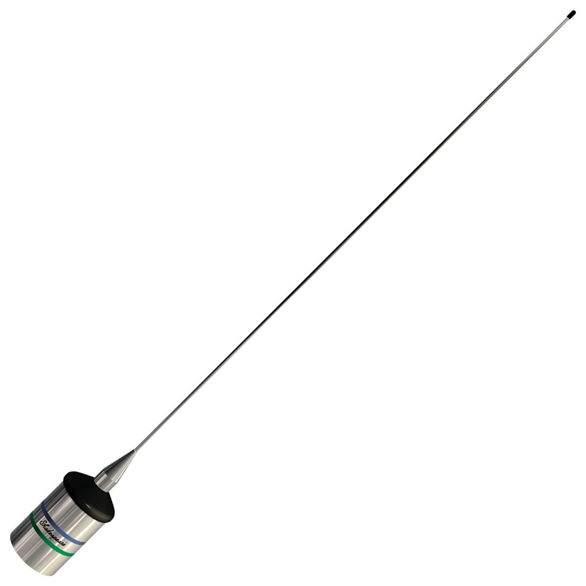 Shakespeare 5241-R Low Profile 3' VHF Marine Antenna - Compact & High Performance for Boating