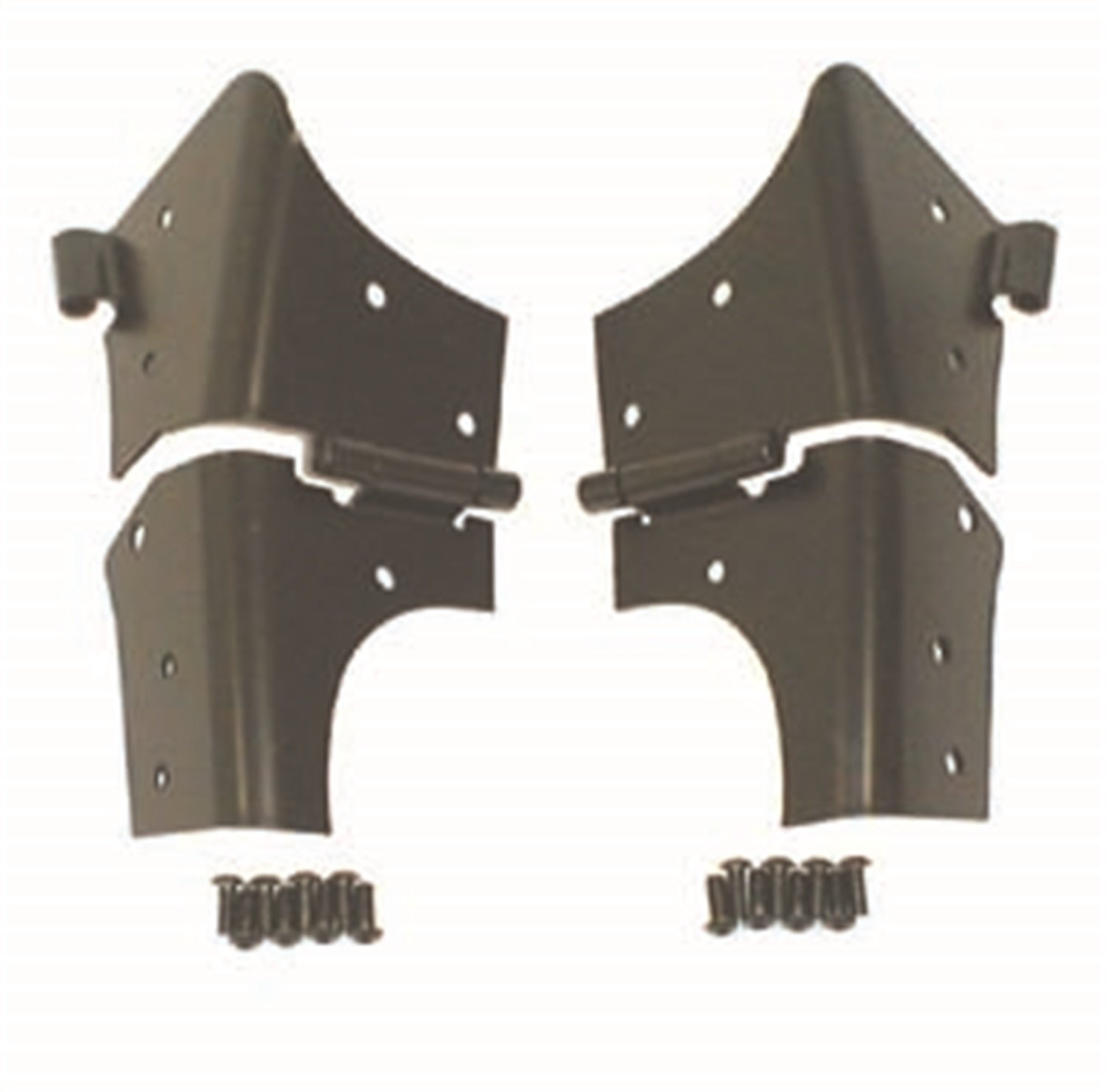 Rugged Ridge Rugged Ridge Door Hinge Brackets for Jeep CJ & Wrangler YJ/TJ | Durable Black 11202.03
