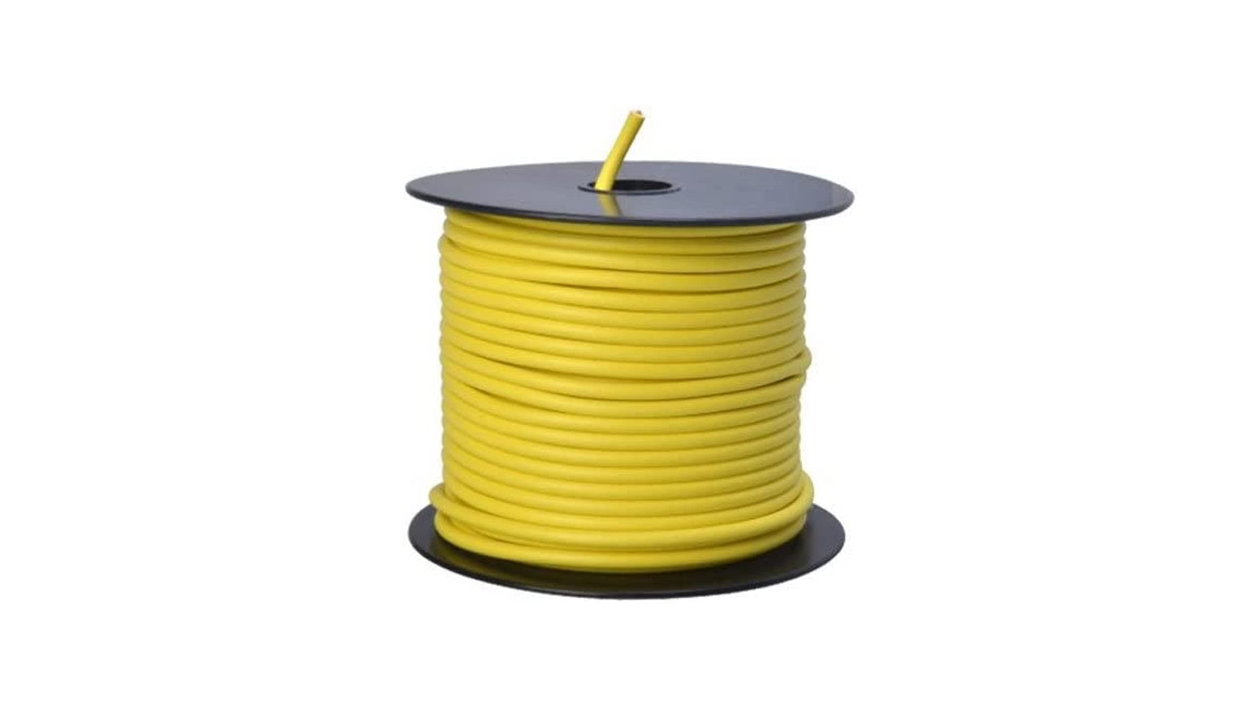 Southwire 55671723 12-Gauge Yellow Primary Wire Bulk Spool - 100 Feet for Electrical Projects