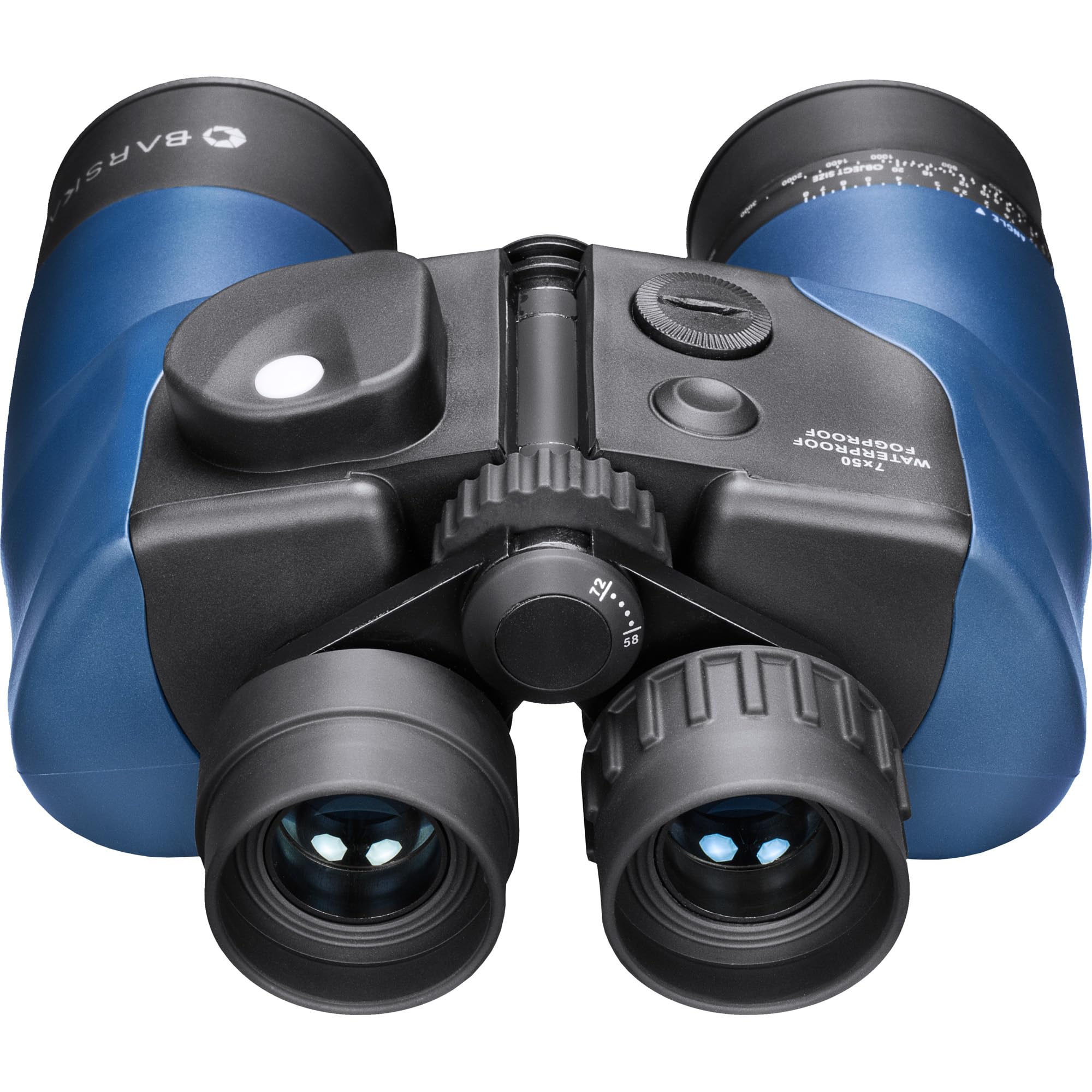 BARSKA 7x50 Deep Sea Waterproof Binoculars with Rangefinder & Compass - Perfect for Marine Adventures
