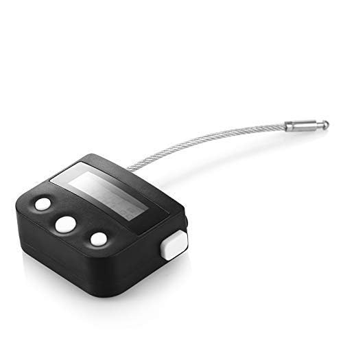 99-Hour Max Timing Lock: Flexible Braided Steel Cable Padlock with LCD Display - Secure Your Belongings! - Image 7