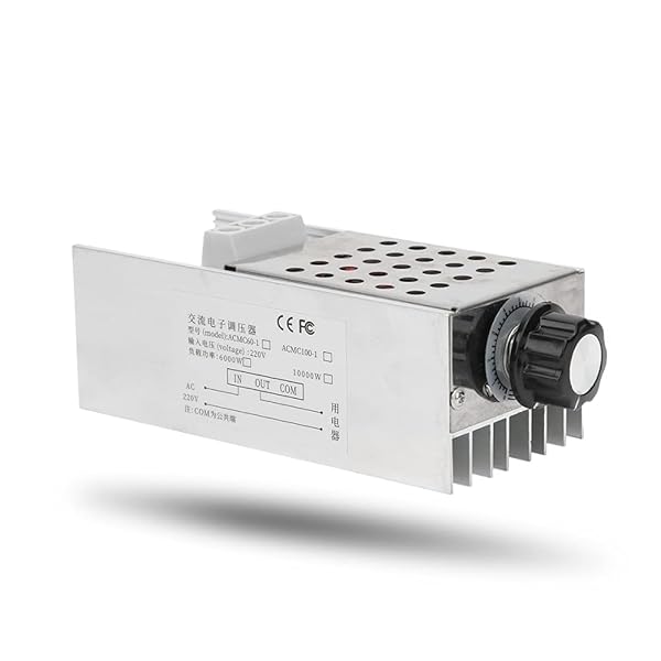 AC 220V 10000W Variable Speed Controller SCR Voltage Regulator for Electric Furnace Water Heater Lamp Small Motor and More - Image 2