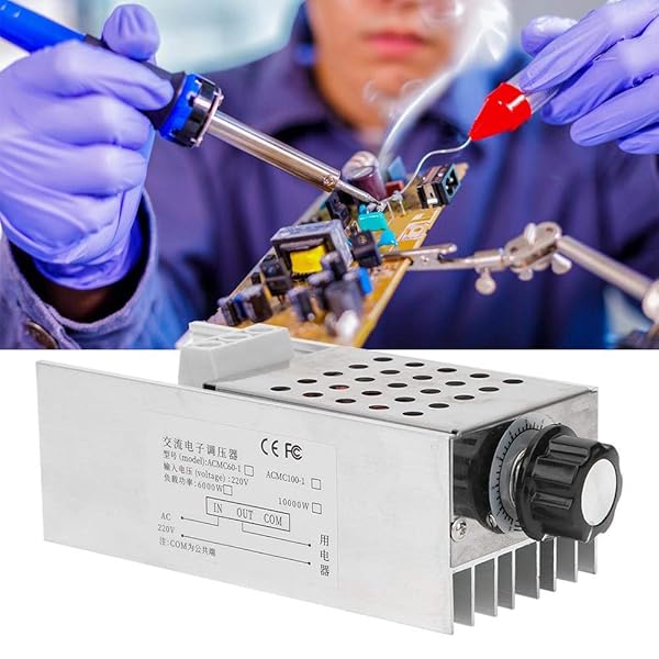 AC 220V 10000W Variable Speed Controller SCR Voltage Regulator for Electric Furnace Water Heater Lamp Small Motor and More