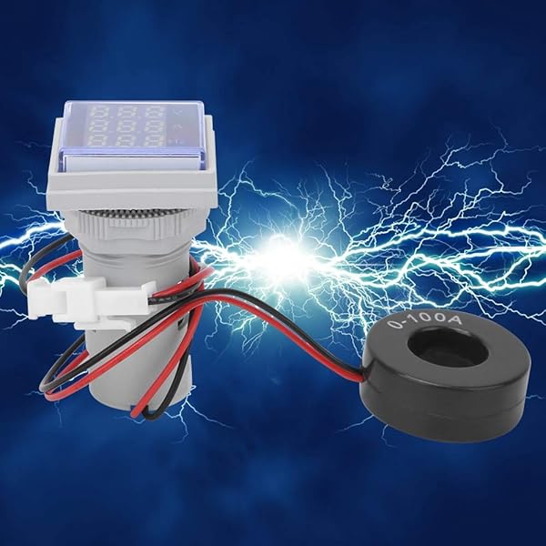 AC Voltage Current Display Meter 60-500V 0-100A - LCD Digital Ammeter & Voltmeter for Accurate Power Monitoring - Image 6