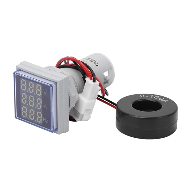 AC Voltage Current Display Meter 60-500V 0-100A - LCD Digital Ammeter & Voltmeter for Accurate Power Monitoring - Image 3