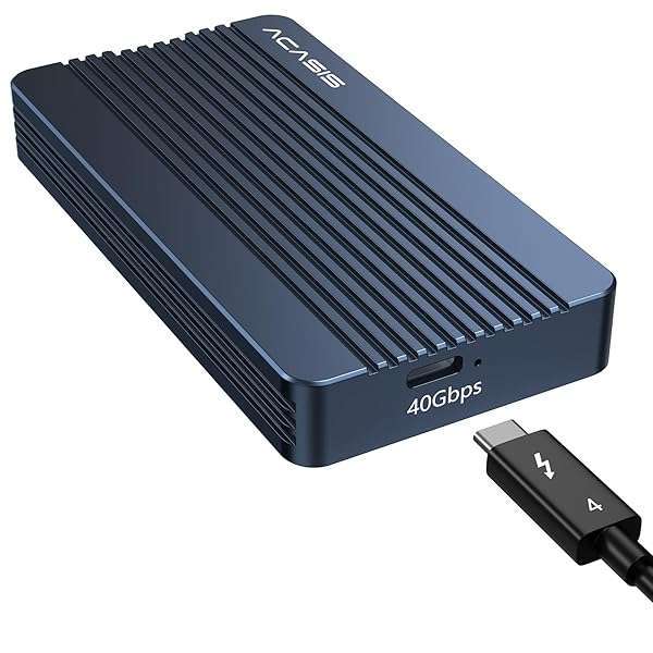 ACASIS 40Gbps M.2 NVMe SSD Enclosure TBU 405 for M1/M2 Pro/Max - USB4/3.2 Compatible, Supports 2280 B+M M-Key SSDs