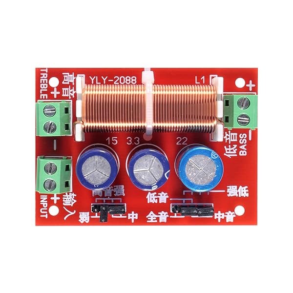 Aceirmc 2Pcs 400W Adjustable Multi Speaker Treble Bass Audio Frequency Divider 2 Way Crossover Filters Bluetooth Updated Version - Image 4