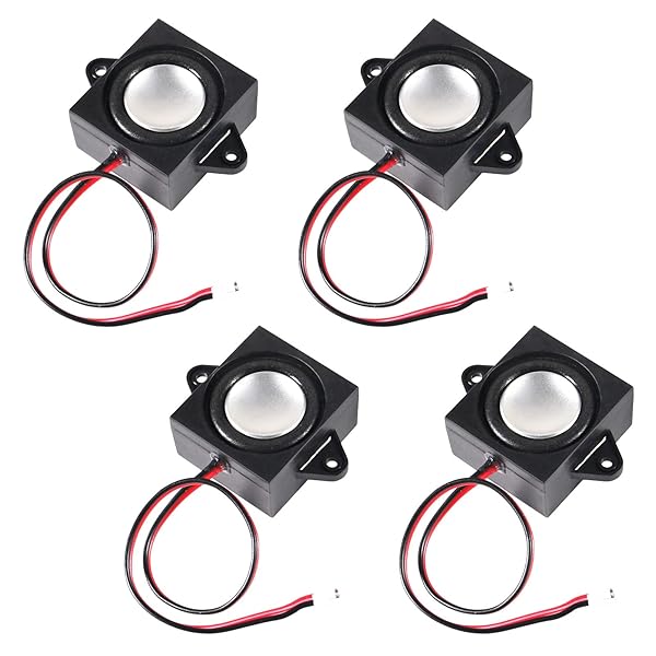 ACEIRMC 4pcs Mini Speaker 3W 8Ohm for Arduino with JST-PH2.0 Interface for Small Electronic Projects 3.3V 5V