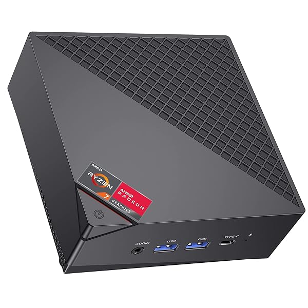 ACEMAGICIAN Kron Mini K1 Mini PC, Ryzen 7 7730U(Upgraded 5825U 7430U), 16GB DDR4 512GB SSD Mini Computers(up to 4.5Ghz), Light Gaming Desktop 4K