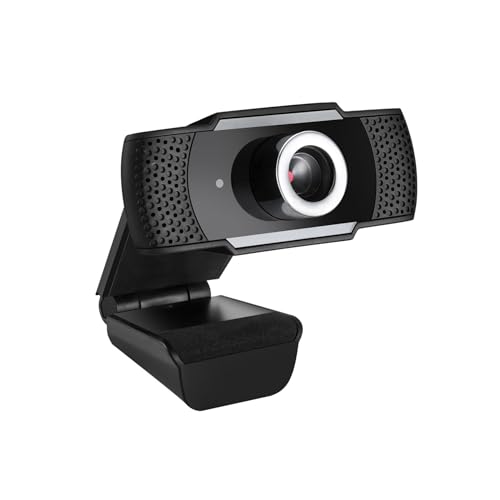 ADESSO CyberTrack H4 Webcam: 1080P HD USB Webcam with Built-in Microphone for Clear Video Calls