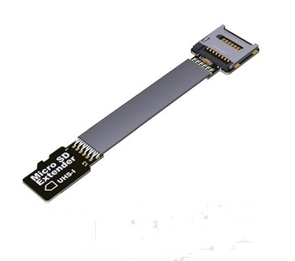 ADT-LINK MicroSD Extension Cable: Fast 15cm TF Card Reader Adapter for SDHC/SDXC UHS-I - 104MB/s Speed