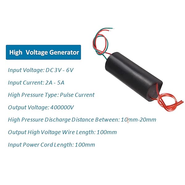 Boost Your Power: AEDIKO 5pcs High Voltage Generator DC 3V-6V to 400kV Step-Up Module - Image 3