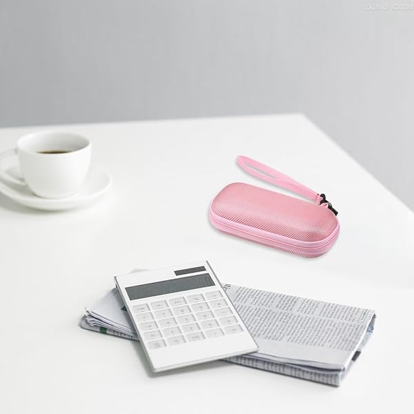 AGPTEK Pink EVA Hard Case for Digital Voice Recorders, MP3 Players & Accessories - Durable Zippered Protection - Image 7