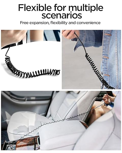 AICase Coiled USB-C to Lightning Cable for Apple CarPlay PD Charging for iPhone 14 13 12 11 X XS XR 8 Plus and AirPods Pro - Image 8