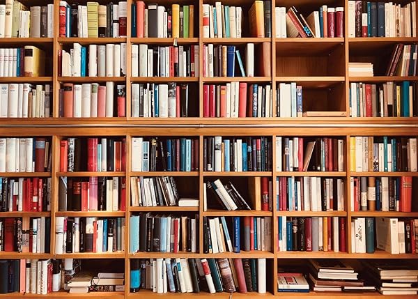 Custom 7x5FT Bookcase Photography Backdrop for Kids - Perfect Library Scene for Photo Studios