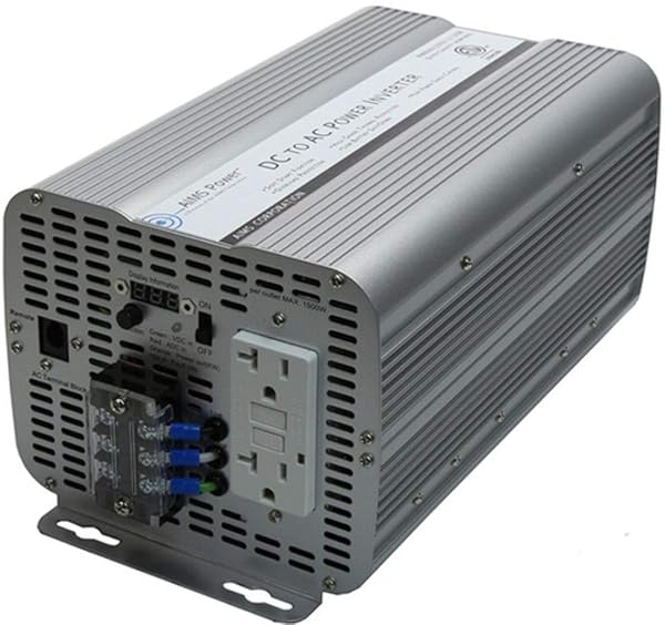 AIMS Power Buy AIMS Power 2000W Modified Sine Inverter - 12V DC to 120V AC, ETL Certified with GFCI Outlets