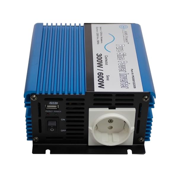 AIMS Power Buy AIMS Power 300W Pure Sine Inverter - 12VDC to 220/230V for Efficient Energy Conversion