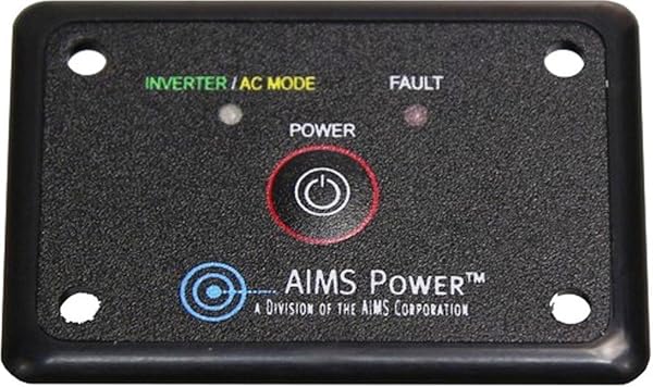 Buy AIMS Power REMOTEHF Flush Mount Inverter Remote On-Off Switch - Easy Control & Installation