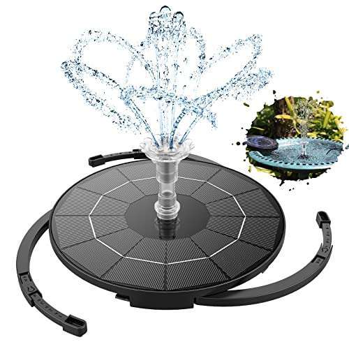 Upgrade Your Garden with AISITIN 3.5W Solar Fountain Pump - Perfect for Bird Baths, Ponds & Aquariums! - Image 2