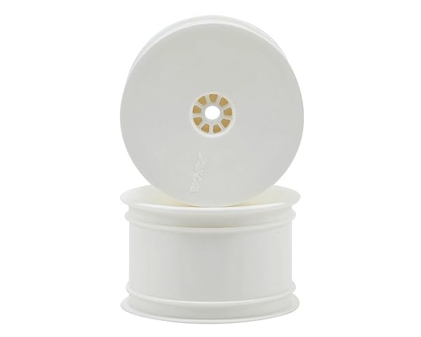 AKA Products 23101W Hexlite Racing White Buggy Rear Wheel for Assoc Kyosho Losi 1:10 Scale